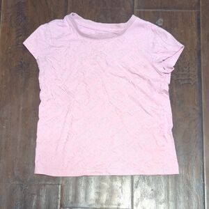 Puma Light Pink Kids Short Sleeve Tee